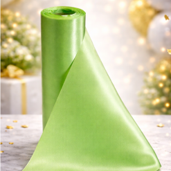 Apple Green Wide Ribbon For Wrapping Cars - 20m