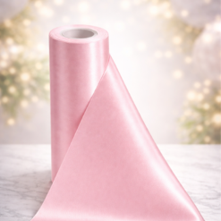 Baby Pink Wide Ribbon For Wrapping Cars - 20m
