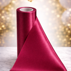 Burgundy Wide Ribbon For Wrapping Cars - 20m