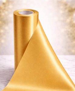 Gold Wide Ribbon For Wrapping Cars - 20m