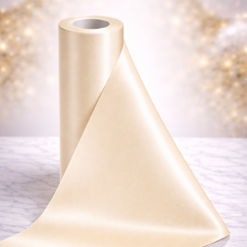 Ivory Wide Ribbon For Wrapping Cars – 20m