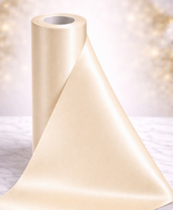 Ivory Wide Ribbon For Wrapping Cars – 20m