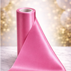 Rose Pink Wide Ribbon For Wrapping Cars - 20m