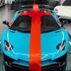 Red Wide Ribbon For Wrapping Cars