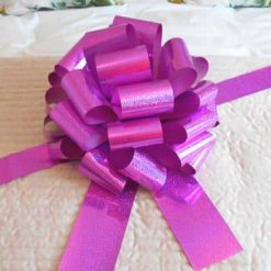 MEGA Holographic Pink Giant Car Bow