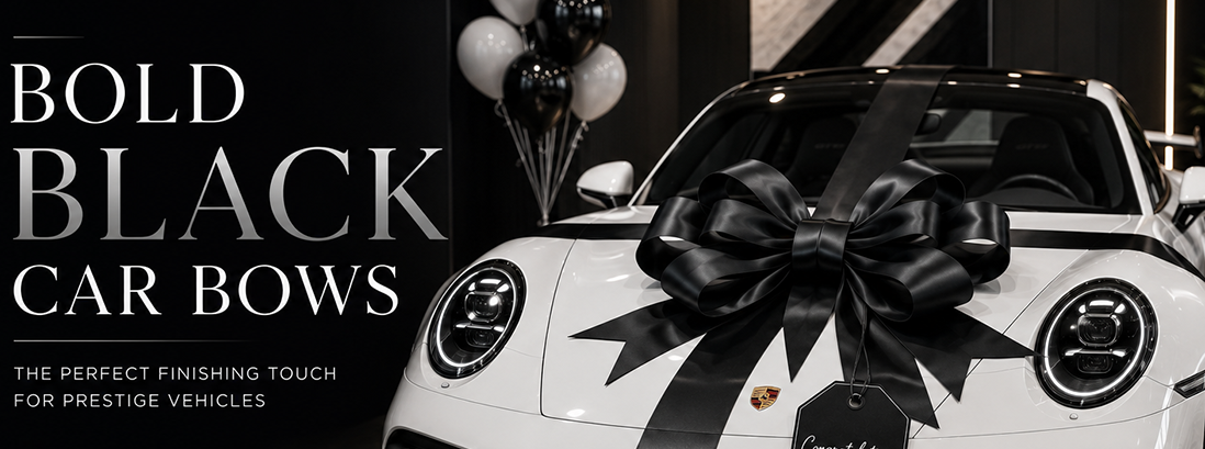 Black Car Bows