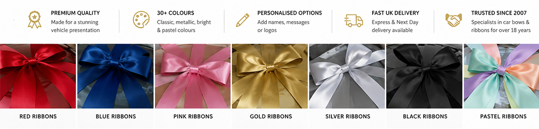 Car Wrapping Ribbon Colours