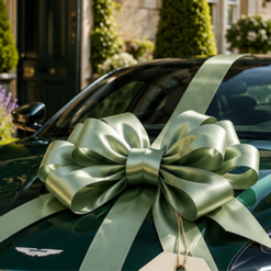 Green Car Bonnet Bows