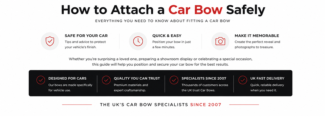 How To Attach A Car Bow