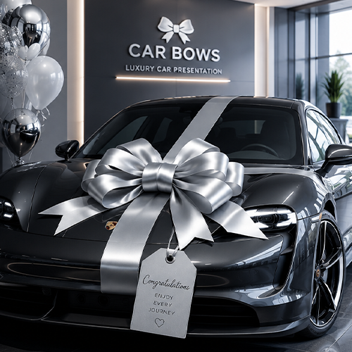 Silver Car Bows To Buy Near Me
